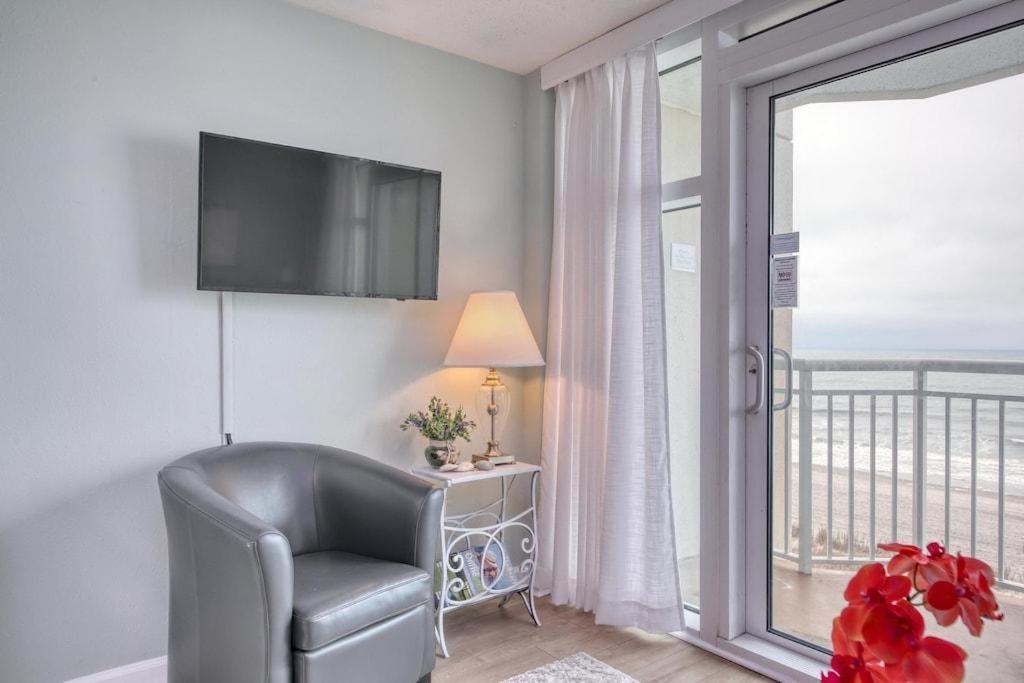 فيلا 2501 S Ocean Blvd, 0407 - Ocean Front Sleeps 6 شاطئ ميرتل المظهر الخارجي الصورة
