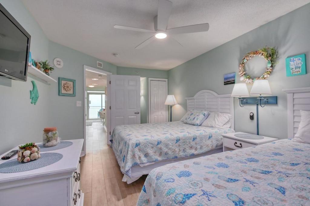 فيلا 2501 S Ocean Blvd, 0407 - Ocean Front Sleeps 6 شاطئ ميرتل المظهر الخارجي الصورة
